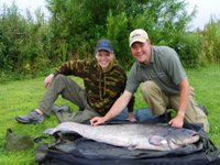 James 40lb 2oz catfish